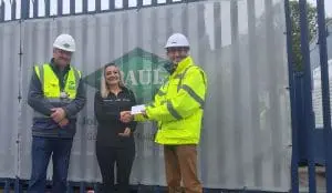 Paudie-Gillen-Yvonne-Walsh-winner-of-the-raffle-for-safety-week