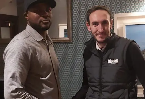 David Kokoa and Account Manager Shane Leamy