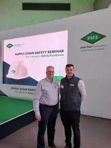 Paddy Toye, Quality, Safety and Compliance Manager and Jamie Hanley, Account Manager