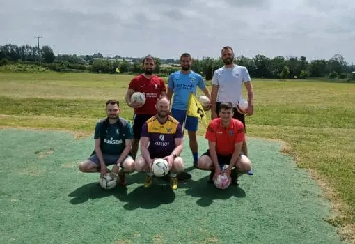 Dublin Ward Office football Golf Team Picture