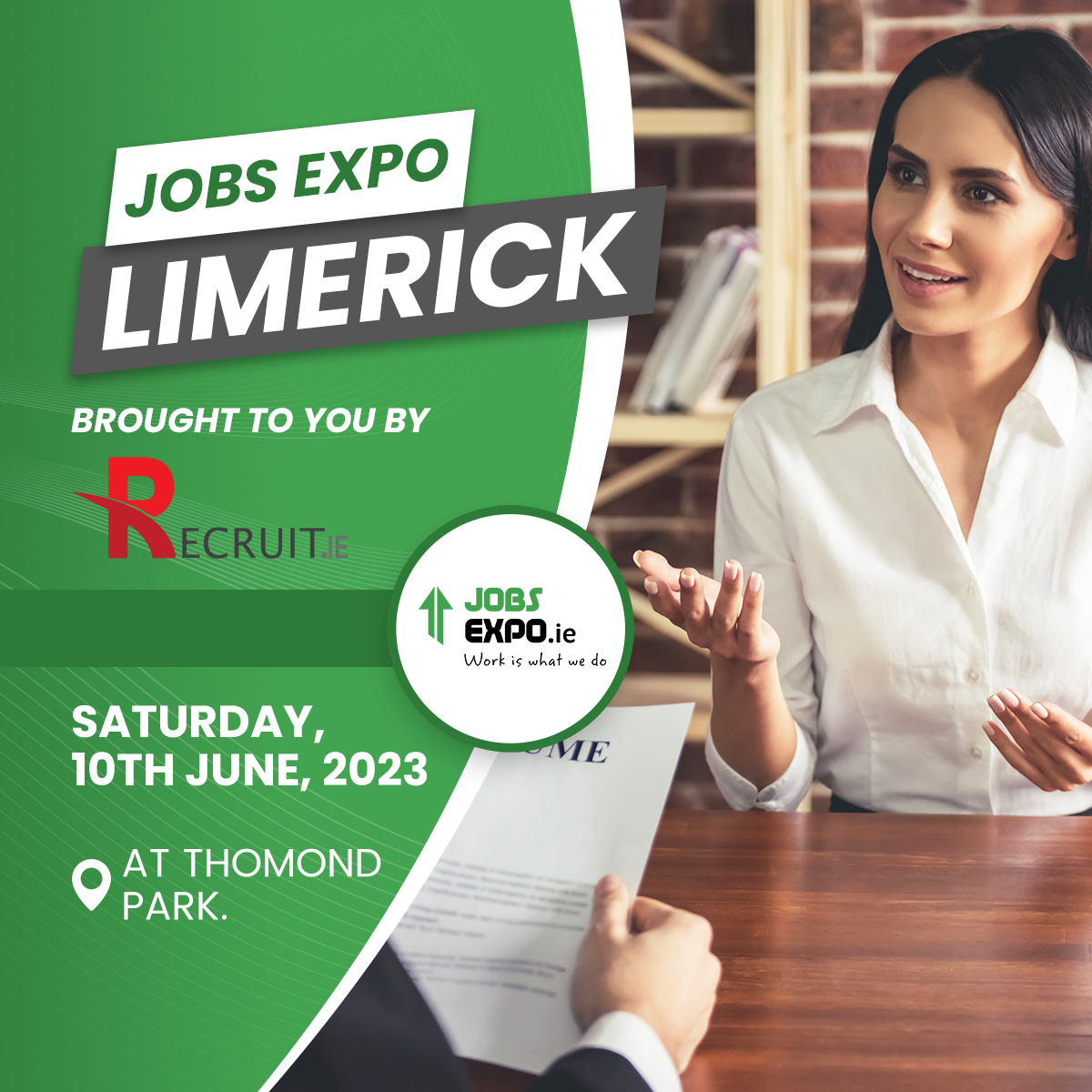 Ward Personnel attending Jobs expo at Thomond Park, Limerick on